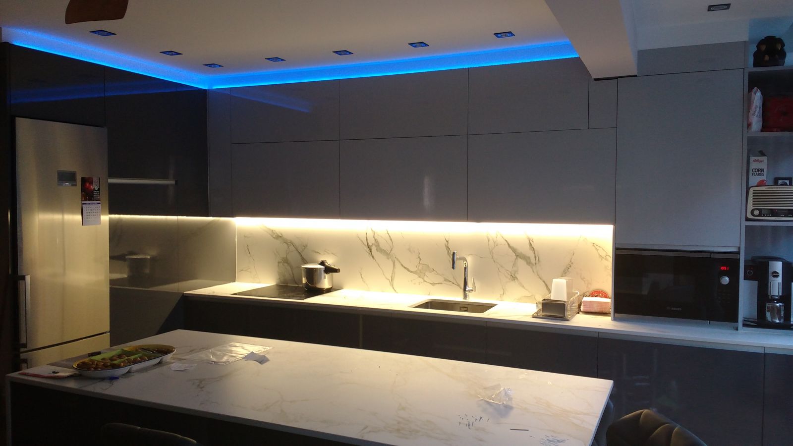 Reforma cocina en Donostia por Espacio Setalde Donosti - IluminaciÃ³n LED