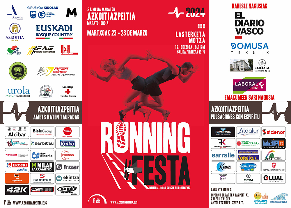 Carrera AzkoitiaAzpeitia Running Festa 2024