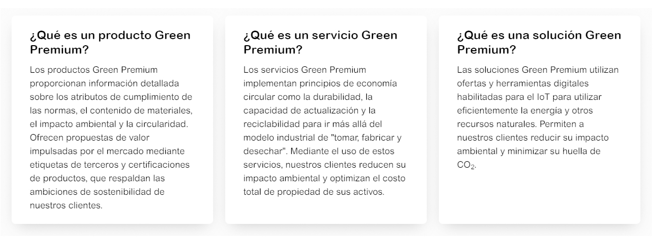 Diferenciación Green Premium - Setalde Group