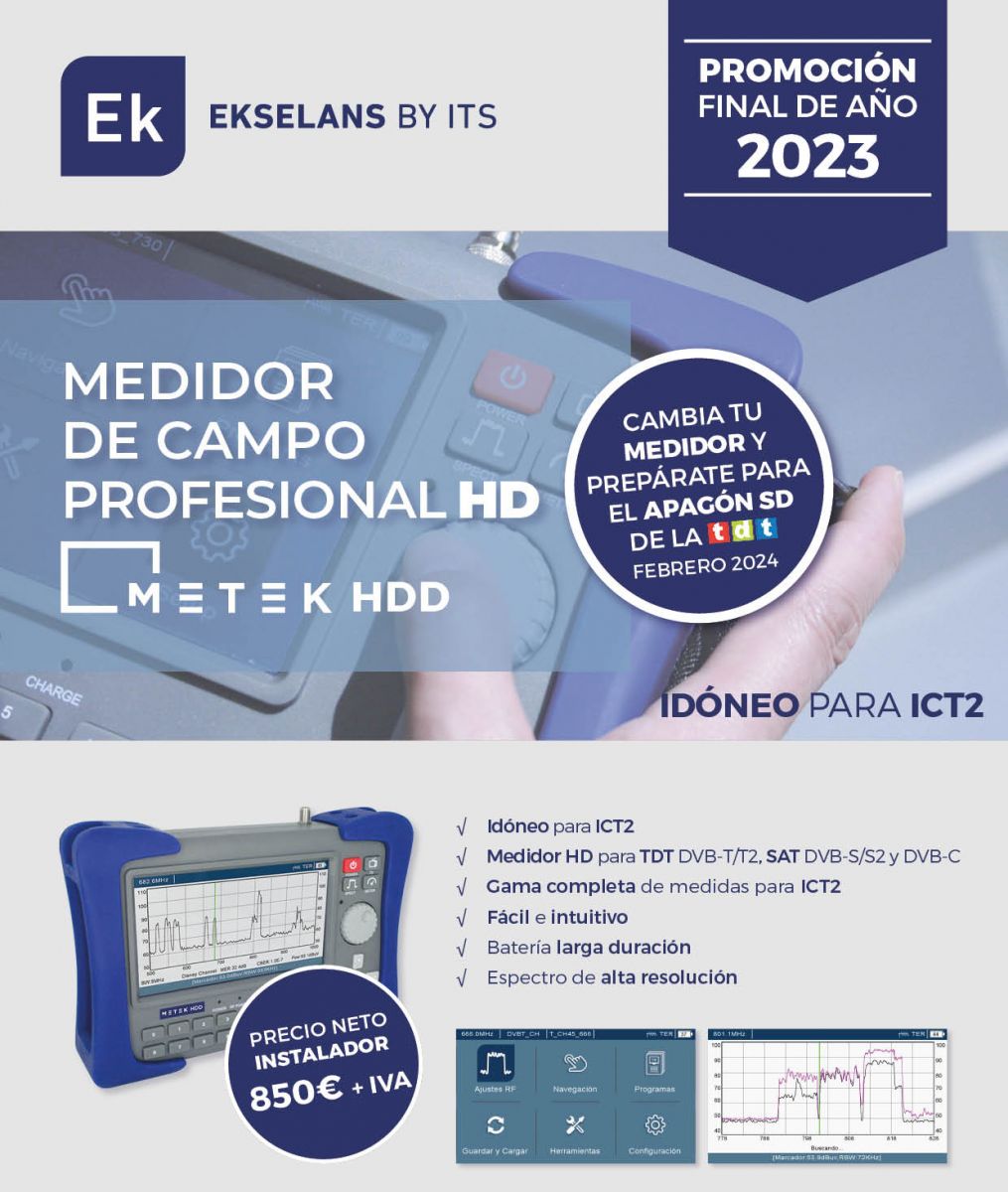 Promo medidor de campo profesional HD en Setalde Group